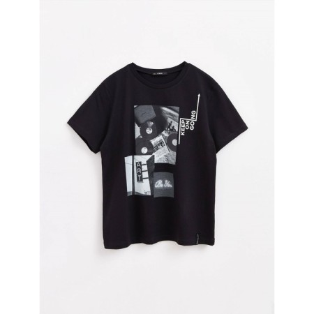 Female T -shirt, size s, black color-3