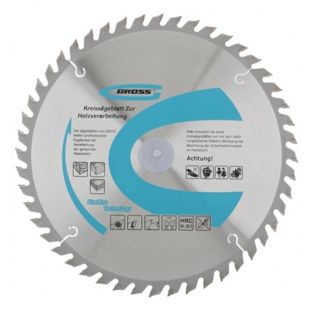 Wooden wood disk GROSS, 255 x 32/30 x 72t