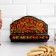 Semi -Strawberry set, 6 items: 2 boards, 3 banks, stand, Khokhloma