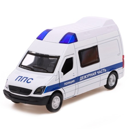 The machine "Special services", metal, light and sound effects, doors, inertia, color of mix are opened-7