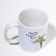 Ceramic mug "Snow Angel", 320 ml, white color