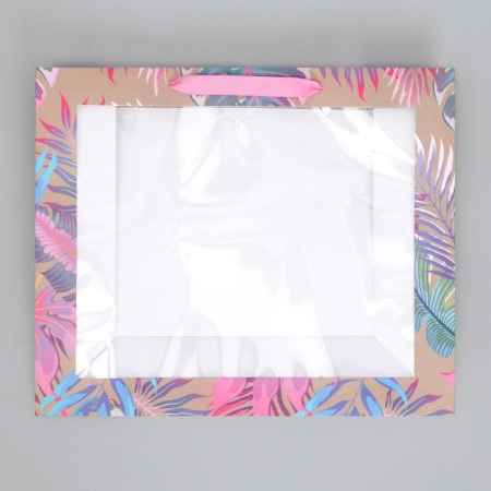 Gift Crafts with a plastic window, packaging, “tenderness”, 31 x 26 x 11 cm-4