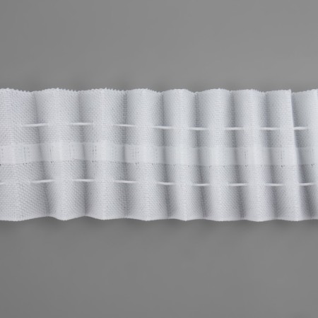 The curtain tape is classic, matte, 4 cm, 100 ± 1 m, white color-1