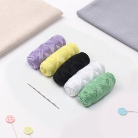 Set of threads "Road", 45LL, 100 m, 5 pcs, color colorful color-1