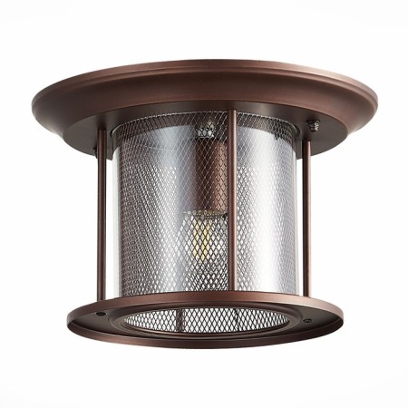 Street Ceiling ST LUCE lamp. SL080.402.01. Lastero. 1x60 W, E27, 28x28x18.2 cm, color dark coffee-3