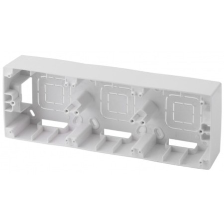Box for overhead installation, 3 posts, era12, white