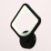 Sconces "rhombus" 15W LED 4000K Black 22x7.5x26.5 cm