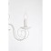 Tomas 3x60W E14 chandelier is white, gold