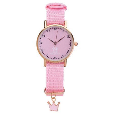 Women's watch "Crown", pink-1