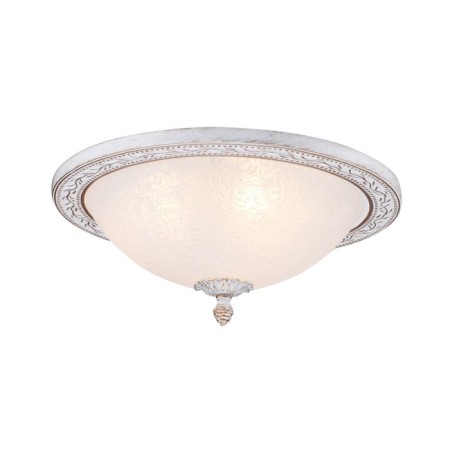 Ceiling light MayToni C906-CL-03-W, 3HE27, 40W, 36x36x17 cm, white color with gold-1