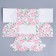 Capcake box, confectionery packaging with a window, 2 cells, "roses", 16 x 10 x 10 cm
