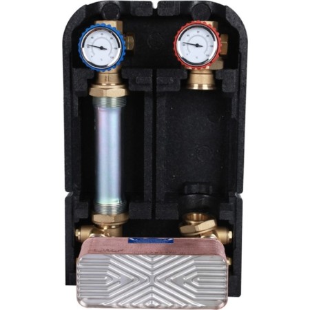 SDG-0038-282501 pumping group, heat exchanger 28 plates, without a pump, thermal insulation
