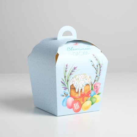 Confectionery box, packaging "Light Easter", 17 x 17 x 26 cm