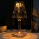 Table lamp 16862/1PR LED 0.8W 4000K USB AKB transparent 12x12x26 cm Risalux