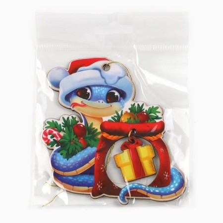 New Year's Christmas tree toy "New Year's snake", for the New Year, 8.9 x 9.1 cm-4