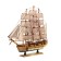 Souvenir medium -sized “Astrilde” ship, light tree, beige sails, 48.5x4x8 cm
