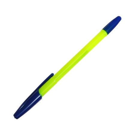 Ballic handle Office Style 820, Node 1.0mm, Blue ink, Yellow Neon Corps-1