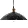 Suspension Bayerlux "perforation" E27 Black-gold 33x33x20-120cm