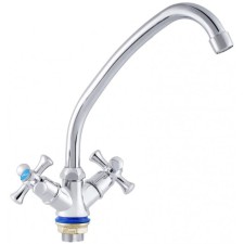 FAUZT FZS-223-07 kitchen mixer, two-wound, excess length 205 mm, chrome