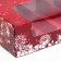 The box is folding, under 5 eclairs “snowflakes”, 25.2 x 15 x 6.6 cm