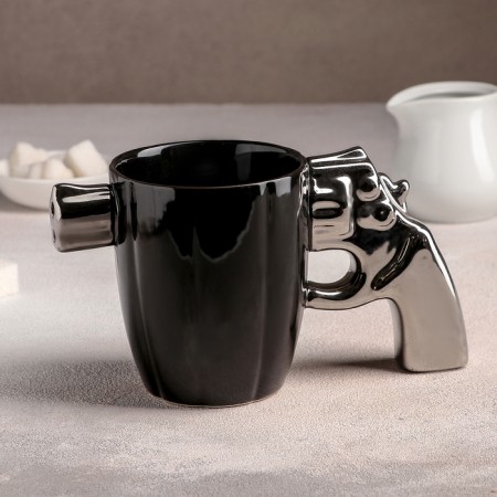 Ceramic mug "Carleone", 400 ml, chick pen color