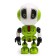 The Smartbot robot reacts to touch, light and sound effects, green colors