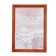 Photo frame pine С20 red 21x30 cm (plastic screen)