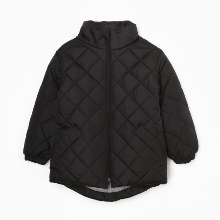 Children's jacket quilted, black color, height 110 cm