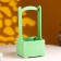 Kashpo - wooden box 13.5x13.5x30 cm Green Provence