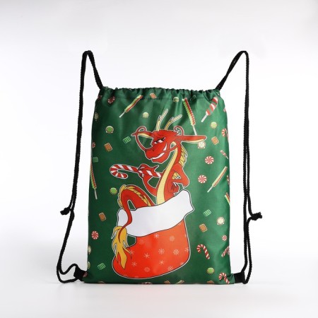 New Year's bag on the lace, the color is green-1