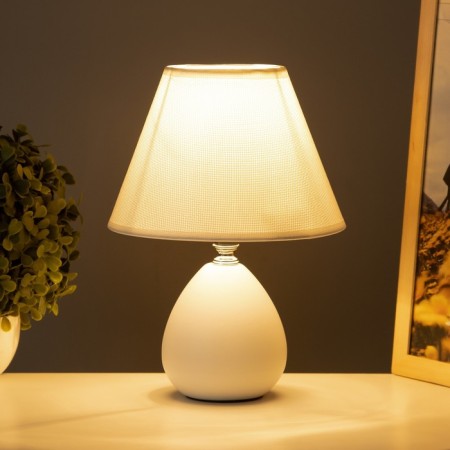 Table lamp "Marquise" 1x40W E14 white 18.5x18.5x27cm-1
