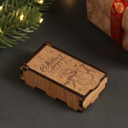 New Year's box "Snowman" 7x4x2 cm-2