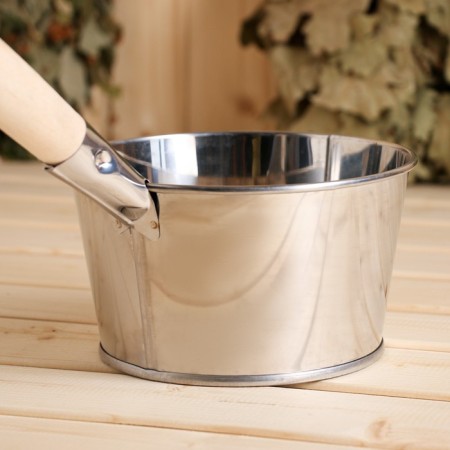Bath bucket, 1.5 l, stainless steel-2