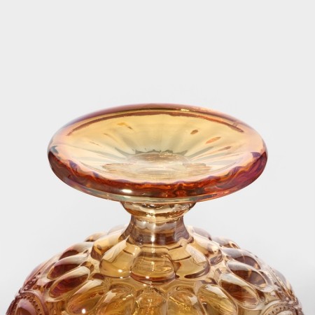 Glass Glass Magistro "La-Channel", 350 ml, 12 × 10.5 cm Amber color-5