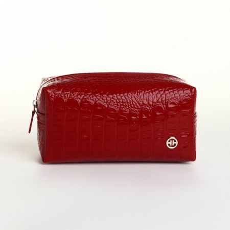 Lightning cosmetic bag, Textura, red color-1