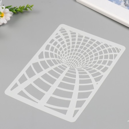 Tencil of plastic "Tunnel" 21x29.7 cm-1