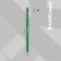 Pencil of black -graphic Erichkrause "Deep Classic Triangular", HB, Grifel D = 2.2 mm, wood, trihedral, in a tube, MIX