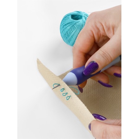 The needle for a carpet for the carpet technique D1.3/1.6/2.2mm SKC with a nits-m blister Blue/blue TR-10