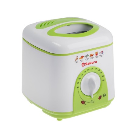Fritical Sakura SA-7654GR, 950 W, 750 ml, anti-stick coating, filter, white-site