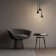 Lamp ceiling Elektrostandard, Hill Led 5 W, 92x92x1200 mm, IP20, black pearl color