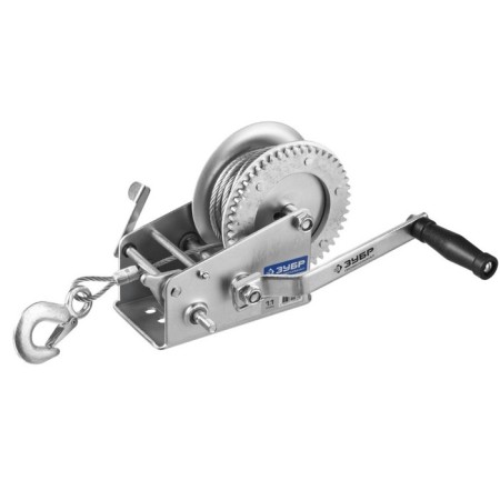 Hand-on-winches "Zubble" Professional 43113-1.1_z01, drum, traction, cable, 1.1 t, 8m
