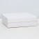 The box is folding, cover is, white, 20 x 20 x 6 cm