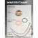 Zein Z3411 sink mixer, single -leaf, nut, 35 mm ceramics cartridge, gray