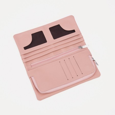 Women's wallet on magnets, powder color-4