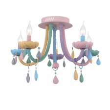 Ceiling Ceiling ST LUCE. SL1700.782.05. Fiata. 5x40 watts, E14, 58x58x45 cm, colorful color