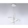 Suspended controlled LED lamp Ambrella Light, Linetech, FL5371, LED, 93 W, 6975LUM, 3000-6400K, white color