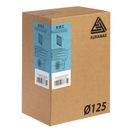 Exhaust Auramax fan in 5s, 253x183 mm, D = 125 mm, 220 V, 16 W, 36 dB-8