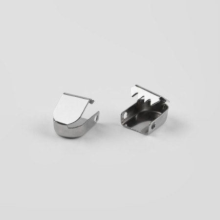 Tip is a flat cord, 0.6 × 10 mm, 10 pcs, silver color-1