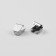 Tip is a flat cord, 0.6 × 10 mm, 10 pcs, silver color