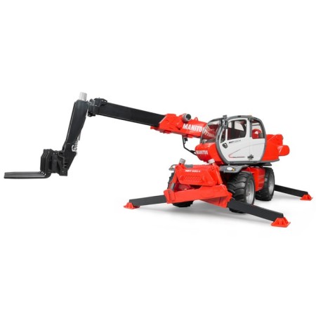 Wheel loader Manitou MRT 2150, with telescopic bucket-2